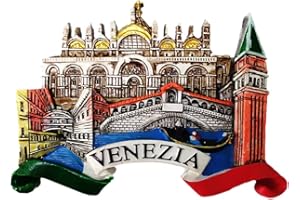 MUYU MAGNET Calamita da frigorifero 3D Venezia Italia souvenir da viaggio regalo decorazione casa cucina adesivo magnetico collezione