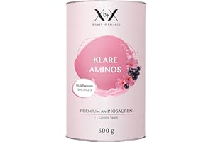 ‎XBYX XbyX Klare Aminos Waldbeere EAA Pulver | Premium Aminosäuren Komplex hochdosiert | Protein Nahrungsergänzung Muskelaufbau¹ | Vegan & laktosefrei | Kalorienarm & ohne Zuckerzusatz | 300g | 30 Portionen
