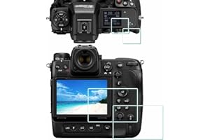 ULBTER Osłona ekranu do Nikon Z8 Z 8 Z9 Z 9 + szkło 0,3 mm twardość 9H osłona ze szkła hartowanego, odporna na zarysowania, zapobiegająca