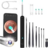Kameralı Kulak Temizleme Cihazı, 1080P Full HD Kameralı Kulak Temizleyici, 6 Adet LED Işıklı, Ipx5 Su Ge&ccedil;irmez, App Kontroll&uuml;