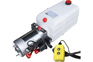 AUER HYDRAULICS Hydraulikaggregat, Hydraulikpumpe 12 V 180 bar 2000 Watt mit 7 Liter Tank