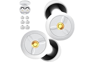 Mauepersu Ohrstöpsel zum Schlafen - Weicher, wiederverwendbarer Silikon Gehörschutz + 8 Aufsätze in S/M/L - Geräuschreduzierung um SNR 24dB & NRR 14 - Auch für Reisen & Konzentration
