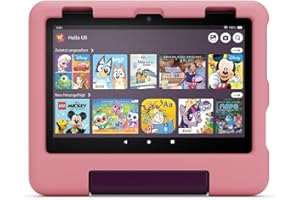 Das neue Kindgerechte Hülle von Amazon für das Fire HD 8-Tablet (nur für Tablets der 12. Generation geeignet), Disney-Prinzessinnen-Design