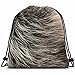 Produktbild Texture Raccoon Hair Black White Background Drawstring Bag Backpack Gym Dance Bag Reversible Flip Sequin Bling Backpack for Hiking Beach Travel Bags
