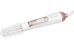 ProfiCare PC-Has 3011 - Spazzola con 2 spazzole intercambiabili, 2 Livelli di Temperatura/Potenza, per Style-Fix, Colore: Bianco/Champagne