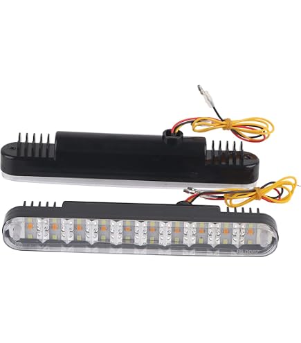 NSLUMO LED feux de jour T20 W21/5W DRL pour  Doblo,  E-Doblo, Citr.oen Berlingo III, Op.el Combo E, Peug.eot Rifter 2018-2025 7443 3030 SMD Canbus Lumière du Jour, Position Lumière latérale
