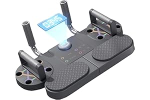 TNFEEON Plank Board Core Trainer, Regulowany Kąt Timer Deska Push Up Trainer do Fitnessu