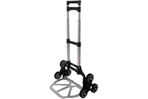 WALGREEN Xample® 70kg 6 Wheel Heavy Duty Stair Climbing Truck Hand Sack Truck Tri Wheel Trolley