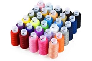 Candora 30 color sewing thread home family essential color line 250 Yard Polyester Thread (30pc)