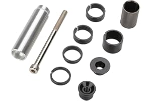 HUAIRDUM Elevador de vástago de Bicicleta, Extensor de vástago de Horquilla Manillar Aleación de Aluminio Adaptador de Cabeza Flexible Instalación fácil Tubo Elevador de vástago Ext