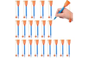 YQkoop Bolígrafos creativos de aro de baloncesto, 0,7 mm Negra bolígrafo temático para niños mini aro de baloncesto alivio del estrés regalos de fiesta de baloncesto suministros de cumpleaños