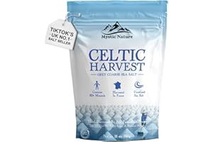 Mystic Nature Celtic Sea Salt - 500g | 100% Natural Unrefined Mineral Rich Celtic Salt Crystals From France | Rich In Minerals & Trace Elements