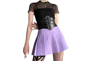 Teegxddy Skórzany pasek gorset gorset elastyczny pas damski szeroki pasek damski vintage szeroki gorset pasek retro elastyczny gorset gorset średniowieczny damski