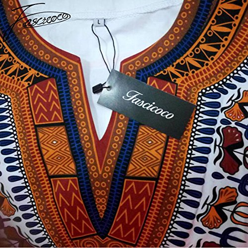 Dashiki Männer Hemd Afrikanischen Hippie – Vintage – Frauen Oben Haute Der Bluse - 4