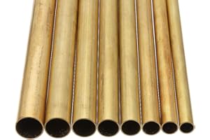 Tutoy 8-15Mm Diámetro Latón Redondo Barra Circular Tubo 30Cm - 14Mm