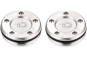 SEACLOUD Lot de 2 poids personnalisés pour putter Scotty Cameron Select Newport Studio Design (rouge/argent)