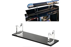 WANLIAN Support de Sabre Laser en Acrylique - Fixe et Décoratif pour Épée (Noir)