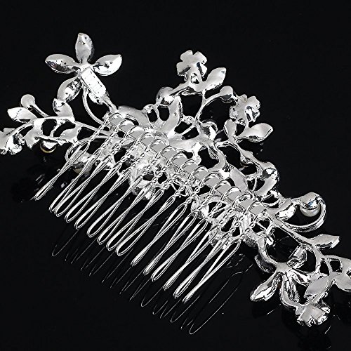 Preisvergleich Produktbild ANKKO Hochzeit Strass Kamm Braut Haar Claw Haarnadel