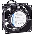 EBM Papst 8550 N Axial Fan 230 V/AC 50 m³/h (L x W x H) 80 x 80 x 38 mm, Black, (L x W x H) 80 x 80 x 38 mm