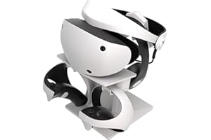 Digicharge Supporto per PS VR 2 PSVR2 Sony Playstation VR2/Meta Quest 2/Quest 1/Rift S/Valve Index/HP Reverb G2/PICO 4 VR Display Mount Station per cuffie e controller touch