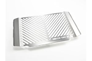 HOMRY Compatible with: Yamaha XSR 900 Year of Manufacture 2016-18 Radiator Cover Water Cooler Radiator Grille Radiator Guard Radiator Cover Logo Silver