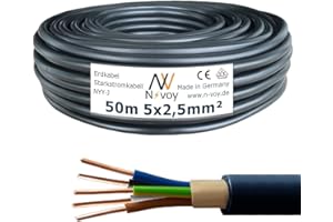 N-VOY NYY-J 5 x 2.5 mm² 50 m Underground Cable Power Cable in Concrete Soil DIN VDE 0276 M45
