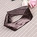 PIXNOR Velvet Wig Grip Band Adjustable Head Hair Band, Pack of 2 (Brown and Black)