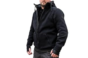 Mycl Turell Motorrad-Hoodie Zipper - Motorradjacke Herren - CE Protektoren, DuPont™ Kevlar® Verstärkung, YKK-Zip, Motorrad Jacke Männer - Motorrad Hoodie - Biker Hoodie - Stylisch & Sicher