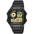 Casio Men's Watch - AE-1200WH-1BVDF Grey Dial, Black Band