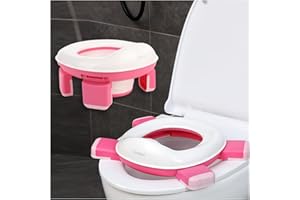 FUNBLISS Vasino per Bambini,Sedile Vasino per Bambini,Toilette Pieghevole per Bambini,Addestratore al Vasino per Bambini，Gosa