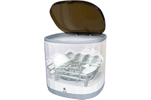 GOSHYDA Countertop Dishwasher, 4L Portable Automatic 360° Omni Mini Dishwasher, USB Rechargeable Tea Cup Washing Machine with Internal Cup Holder, for Home Office