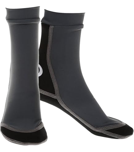 Pistro 1,5mm Neopren Fin Socken Lange Tauchsocken - Wasserdicht Für Schnorcheln, Tauchen & Wassersport Schwarz M