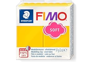 STAEDTLER FIMO 8020-16 ST - Pasta de modelar, color amarillo sol, 56 gr