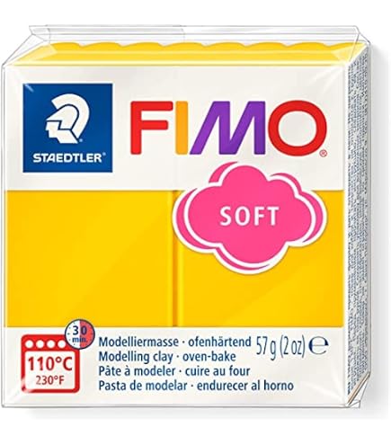 STAEDTLER Fimo Professional – Arcilla polimérica suave, 2 onzas, ocre