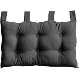 ED ENJOY HOME Testiera da parete, 70 x 45 cm, in terracotta, da appendere, cuscino trapuntato, 100% cotone, collezione Panama
