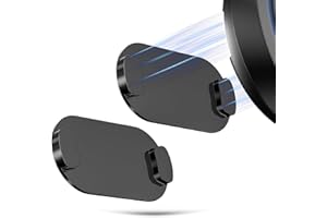 ALAFLY 2 Stück Magnetische Autohalterung Metall für OOONO CO-Driver NO2, Einteilige Integrierte Magnet Halterung, Super Klebepad für Armaturenbrett, Sonnenblende, Glatte Oberfläche für Alle Autos