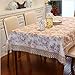 Produktbild HUANZI Rechteckige Spitze Tischdecke Wohnzimmer Staubdicht Tischdecke Rose Tischdecke Tee Tisch TV Schrank Dekorative Tischdecke, 150 * 230