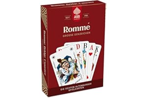 Ass Altenburger FSC Senioren Rommé mit großen Eckzeichen, französisches Bild