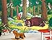 Produktbild Kindertapete Grüffelo Nickerchen im Wald Kinder Zimmer Kinderbuch Monster Maus, Größe:270cm x 432cm