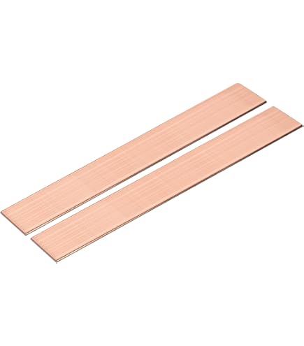 Copper Flat Bar 30Mm X 30Mm X 1000Mm, C110 Copper Bus Bar 99% Copper T2 Cu Metal