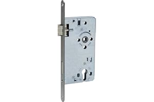 ABUS Zamek wpuszczany do drzwi wejściowych Esht PZ L G 65 92 20, złoty, 61733