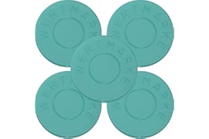 ‎SCHWABMARKEN 200 Deposit Tokens Value Tokens Diameter 30 mm Turquoise with Double-Sided Inscription "Wertmark" – Event Tokens Chips