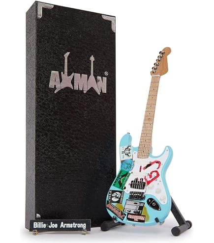 Réplique Miniature De Guitare Jim Root - Ornement Décoratif Fait Main Avec Support - 25 Cm - Cadeau Pour Musiciens - 5