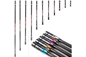 ‎WOLFMAN wolfman Bogenschießen Bogen Stabilisator Ausgleichsstange 4-34 Zoll Kohlefaser Stabilisatorstange Dämpfungsgewicht Stoßdämpferstange für Compoundbogen Recurvebogen Jagdzubehör