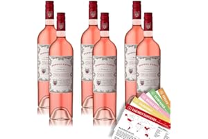 ‎VINOX Doppio Passo Primitivo Puglia Rosé, halbtrocken, sortenreines Weinpaket + VINOX Winecards (6x0,75l)