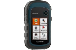 eTrex 22x – robust, vattentätt GPS-utomhusnavi med 5,6 cm (2,2 tum) färgdisplay med knappanvändning, förinstallerat TopoActive-Europakort och 25 st batteritid
