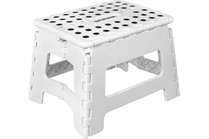 M JINGMEI Marchepied pliable (22,9 cm, blanc)