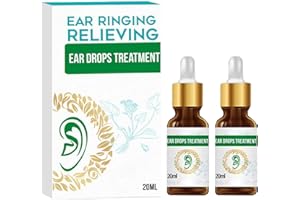 JAWSEU 2PCS Gouttes Auriculaires pour Acouphènes, 20ml Ear Ringing Treatment Oil Gouttes D'oreille Acouphènes Soulage Les Douleurs Auditives Gouttes pour Soulager Les Acouphènes Traitement Acouphènes