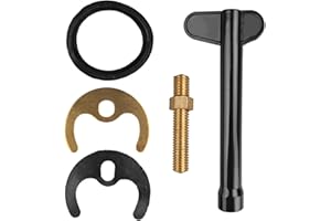Monobloc Tap Fixing Kit - ShiningUU 5-Pack Single Hole Horseshoe Fastening Kit for Basin & Sink Mixer Taps, Hot/Cold Water Faucet Fixing Nut Accessories (Bathroom & Kitchen)​
