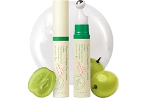 AXIS-Y Vegan Collagen Eye Serum K Beauty Triple Hyaluronic Acid & Peptide Collagen Serum Improve Skin Elasticity, Reduce Fine Lines & Dark Circles Vegan Korean Skin Care Eye Cream 0.33 Fl. Oz.